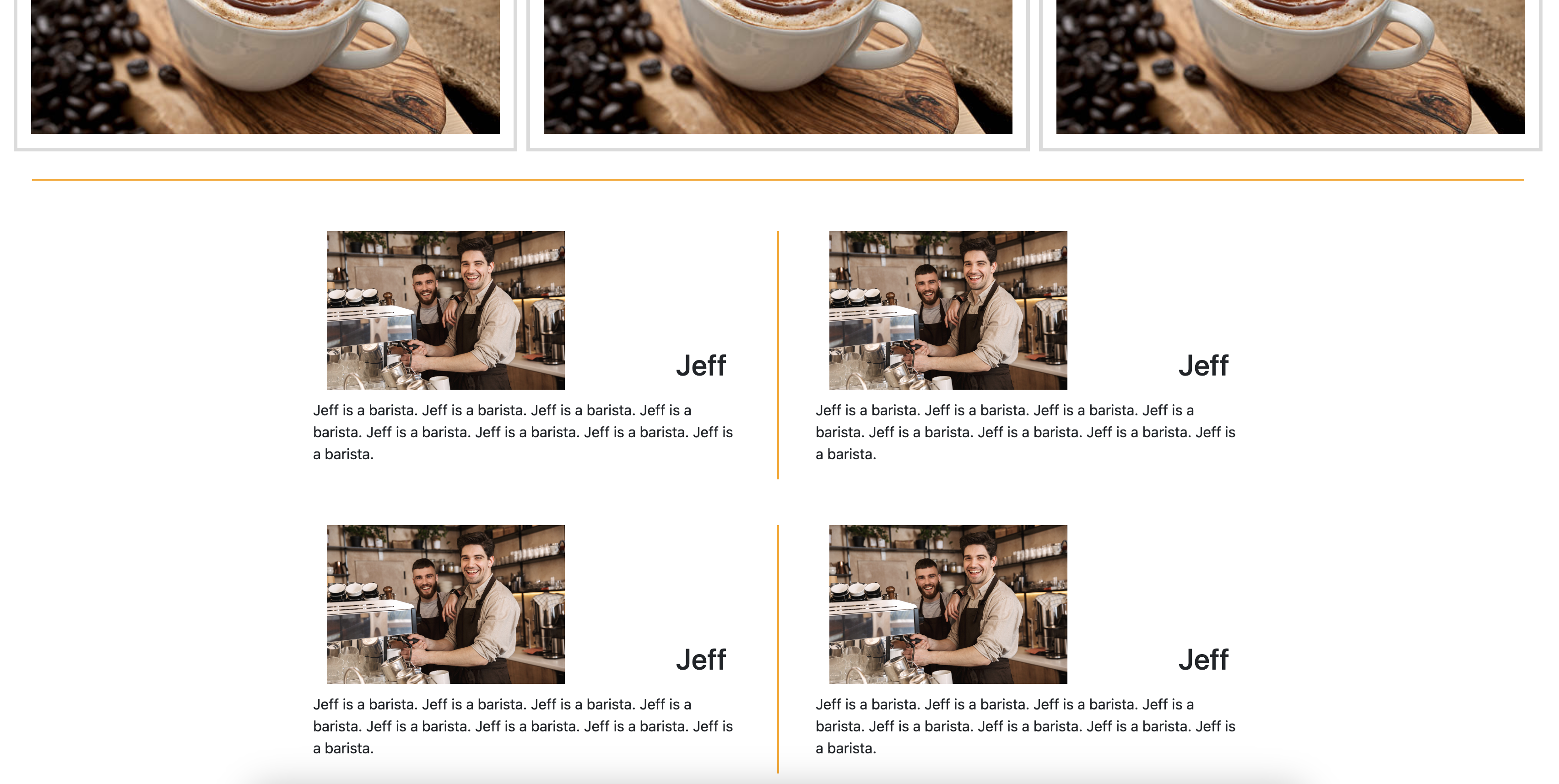 a screenshot of my not-finished webpage.